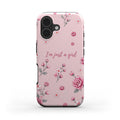 Just a Girl – Blush Garden Iphone case